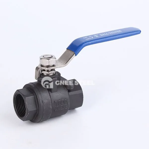 2 gabalu oglekļa tērauda lodīšu vārsts