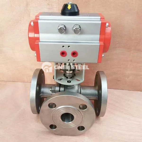 3 ceļu motorizēts lodīšu vārsts