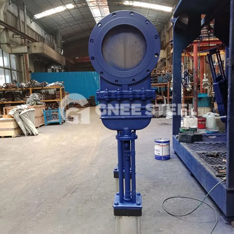 Regulējams naža vārtu vārsts