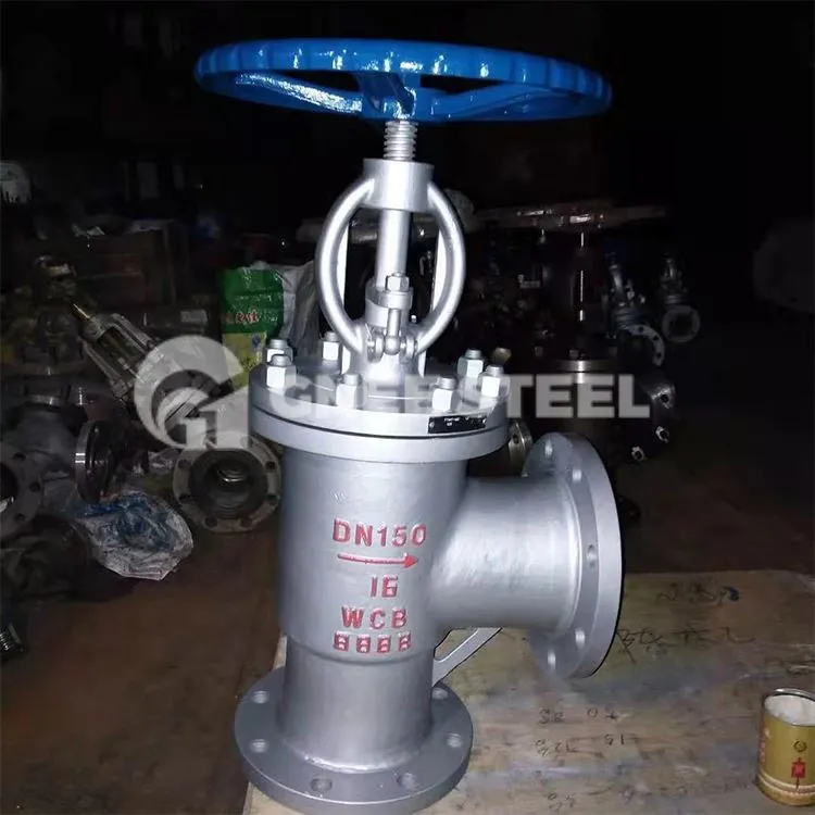 Leņķa plēšas noslēgts Globe Valve