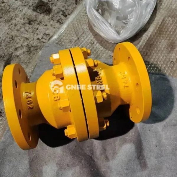 Bumbiņas vārsts gāzes līnijai