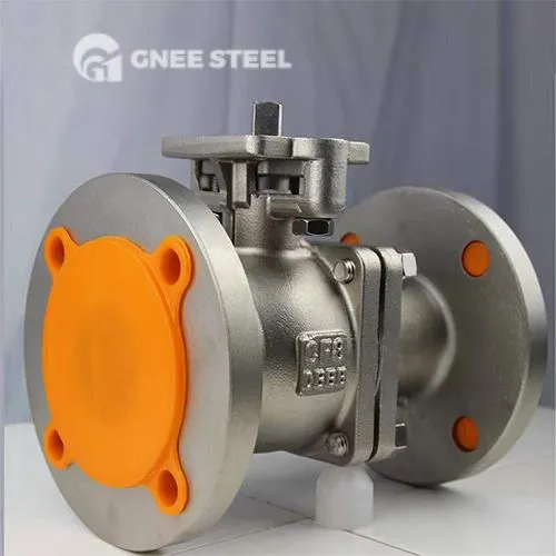 Oglekļa tērauda peldošais lodīšu vārsts