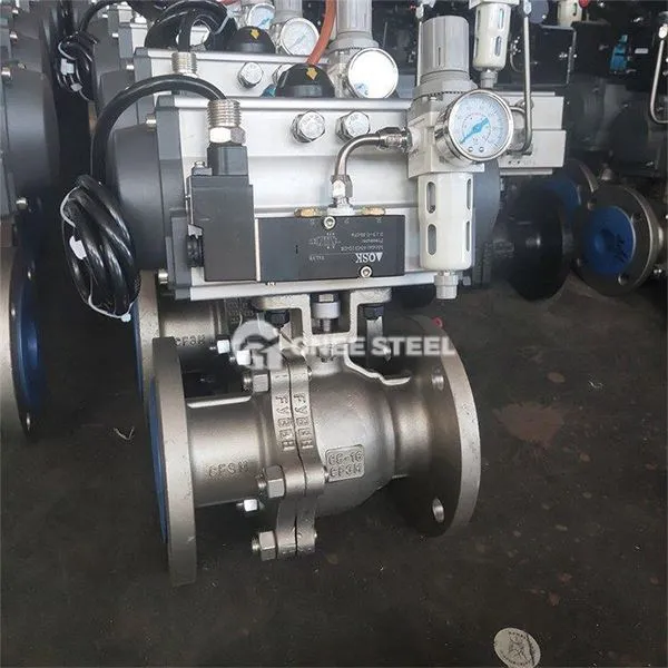 Oglekļa tērauda segmenta lodveida vārsts