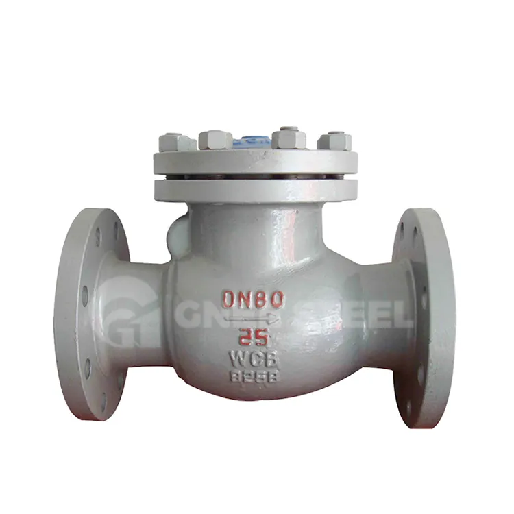 Lieta tērauda pagrieziena pretvārsts