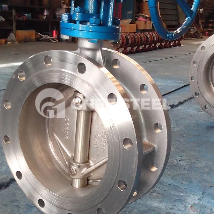 Lieta tērauda vafeļu tipa droseļvārsts