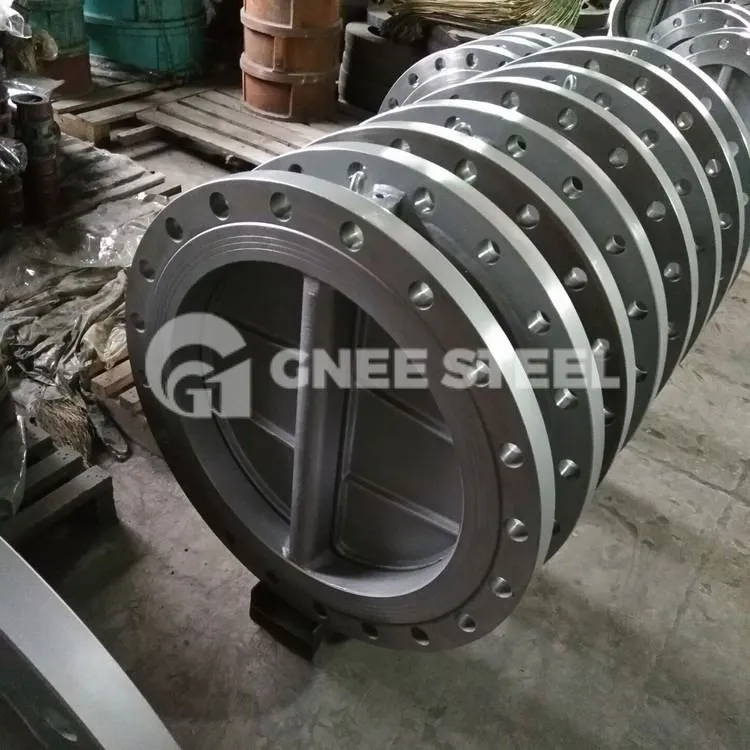 Dubultā atloka divu plākšņu pretvārsts