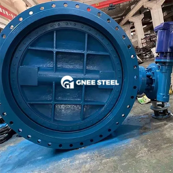 Kaļamā dzelzs dubultā atloka tauriņa vārsts