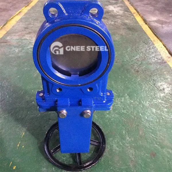 Kaļos dzelzs naža vārtu vārsts