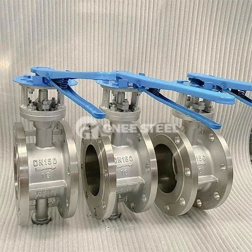 Dupleksa nerūsējošā tērauda tauriņu vārsti