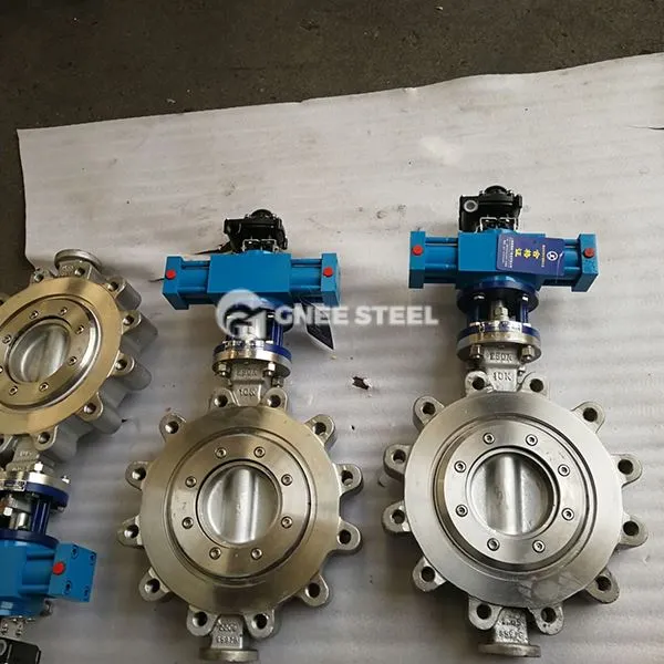 Dupleksa tērauda tauriņu vārsti