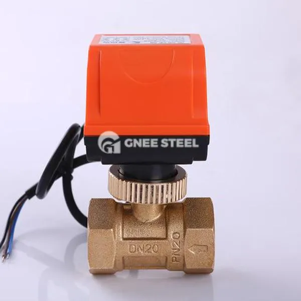 Elektriskie divvirzienu bumbiņas vārsti