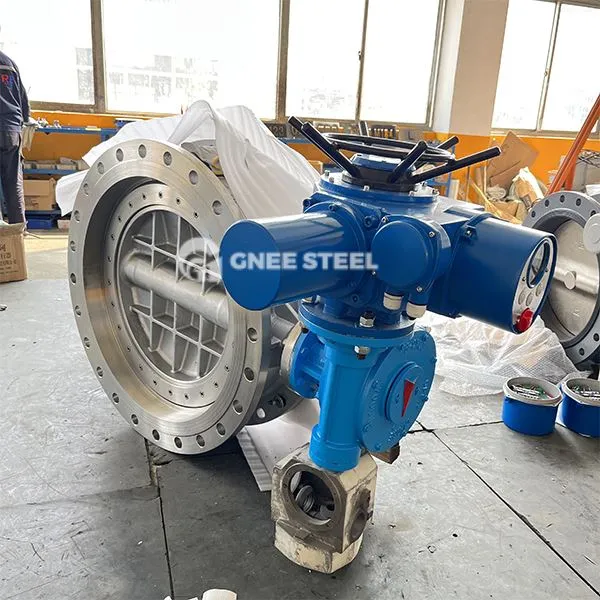 Elektriskie trīskāršie nobīdes tauriņu vārsti