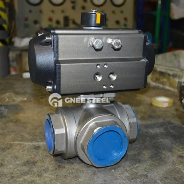 Augsta spiediena trīsceļu vārsts