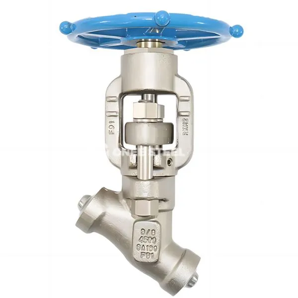 Augsta spiediena y tipa globusa vārsts