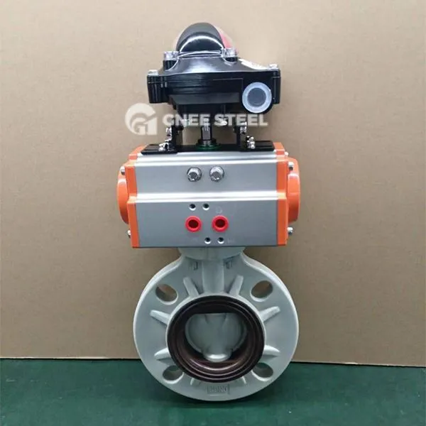 Pneimatiski darbināmi tauriņu vārsti