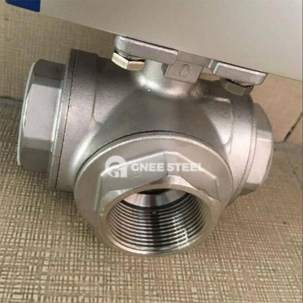T ports 3- Way Ball Valve