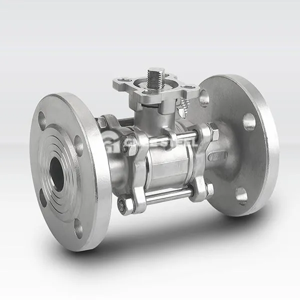 Trīs gabalu bumbiņas vārsts