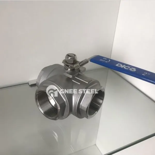 Trīsceļu manuālais vārsts