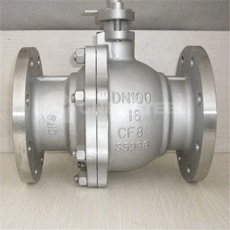 Augšējās ieejas peldošais lodveida vārsts