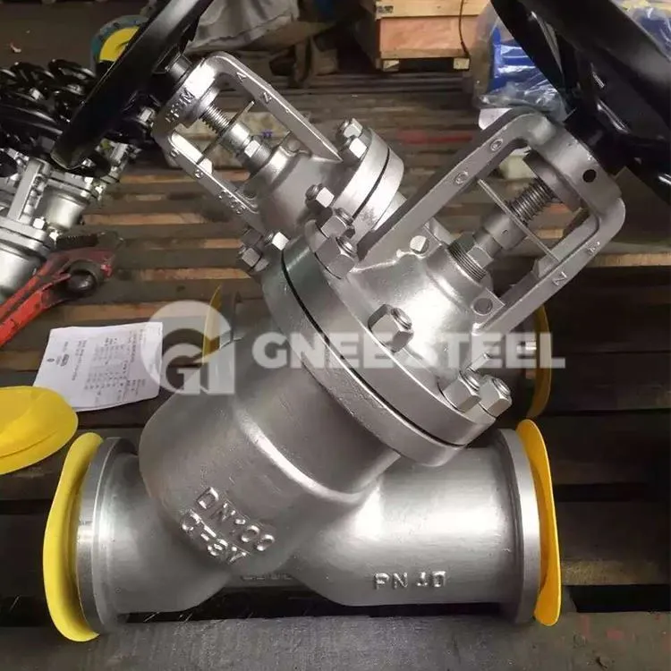 Y veida globusa vārsti